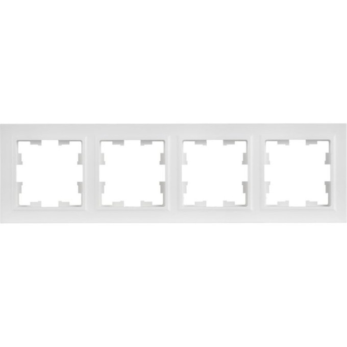 Рамка 4-м IEK BRITE BR-M42-K91 РУ-4-БрАБ арктич. белая